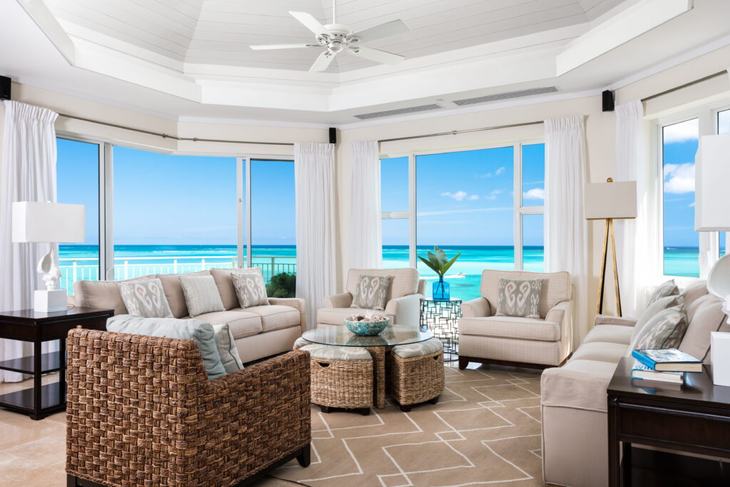 Premier Ocean Front 3 Bedroom Suite Living Room